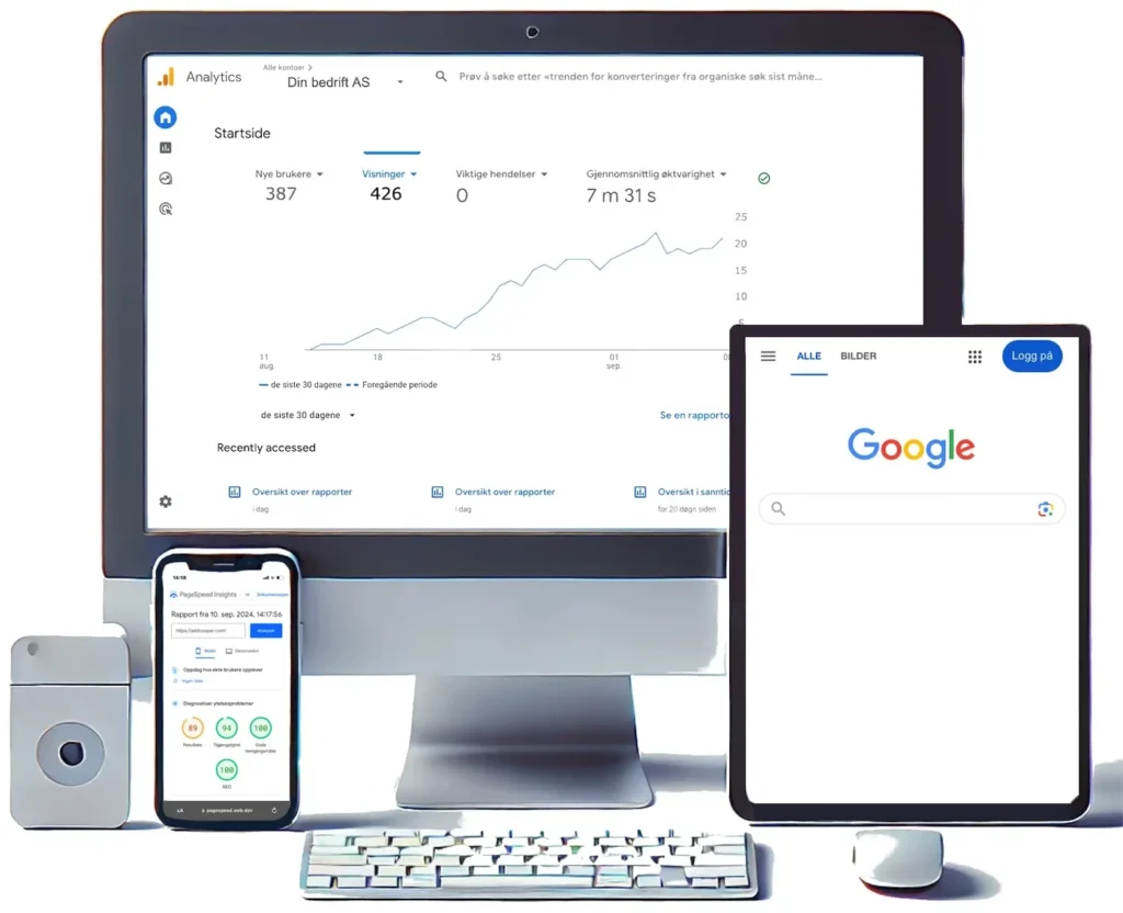Bilde av utstyr til digital markedsføring